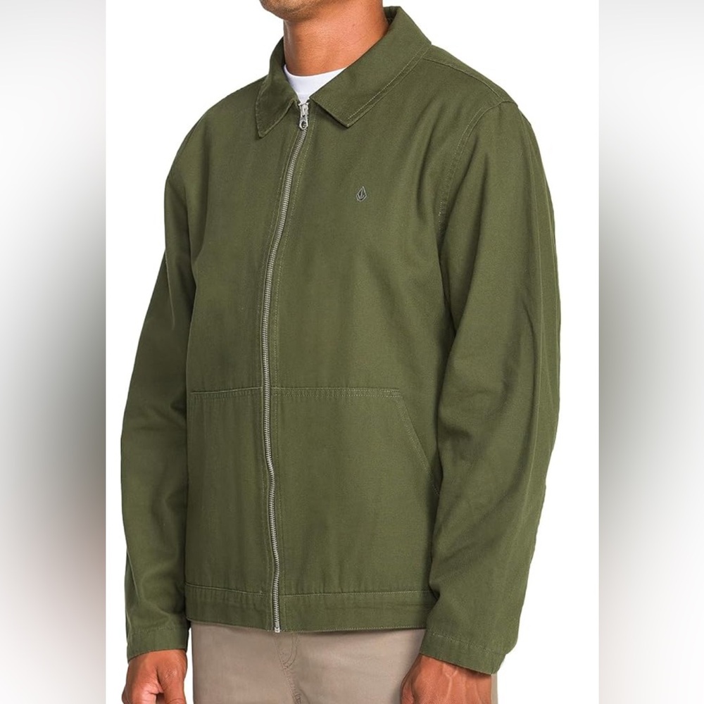 Volcom Men's Forest Green Lightweight Jacket